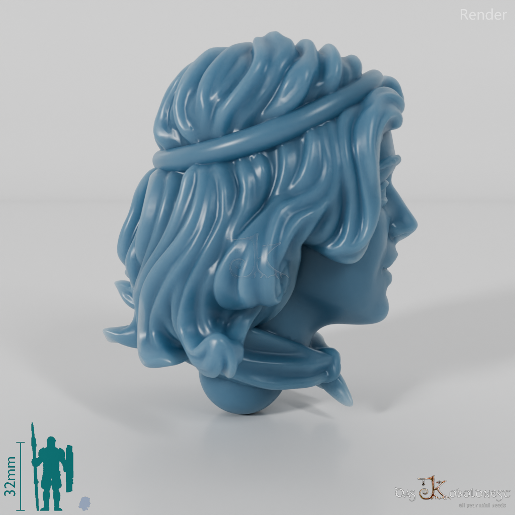 Halfling Head - Female 3