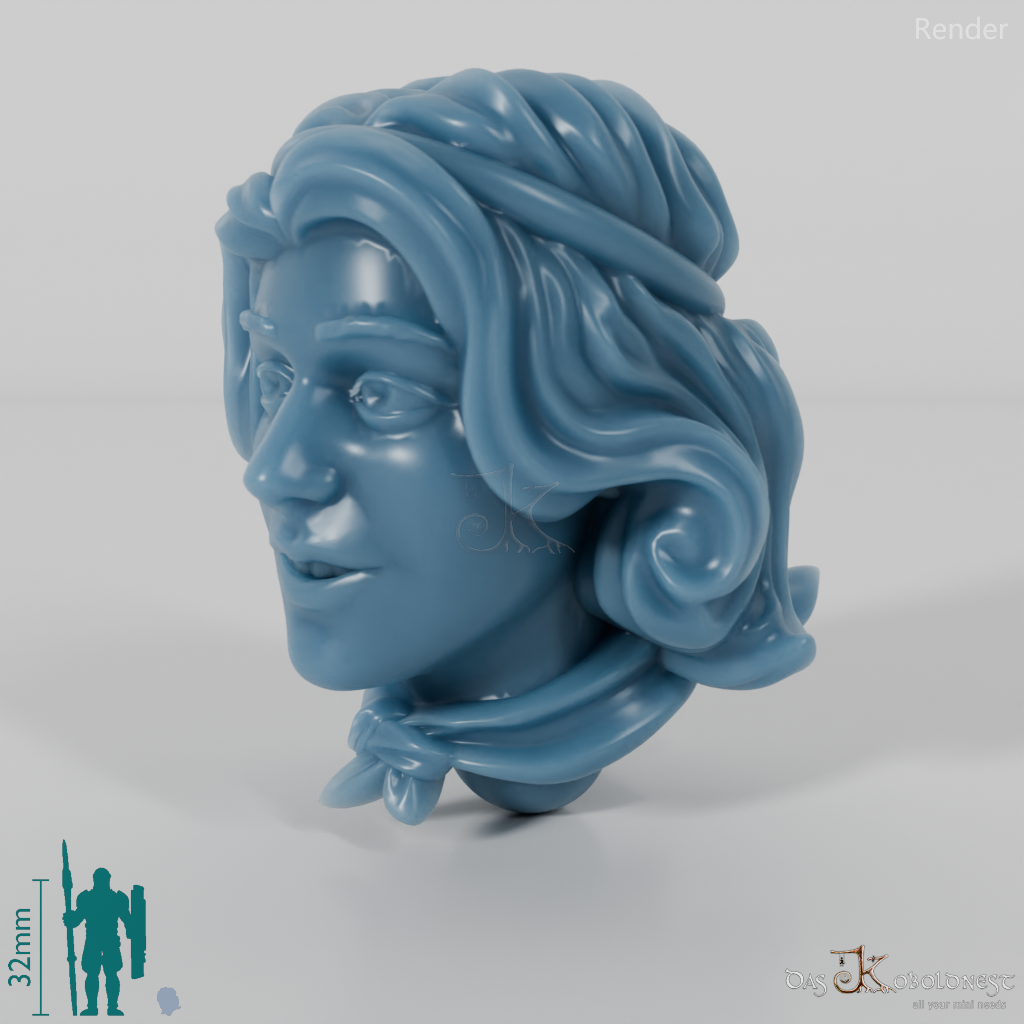 Halfling Head - Female 3