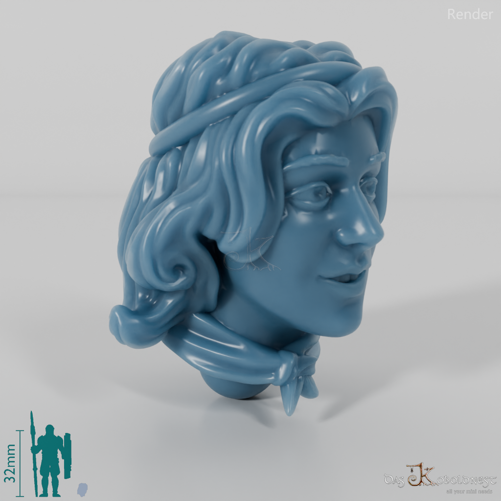 Halfling Head - Female 3