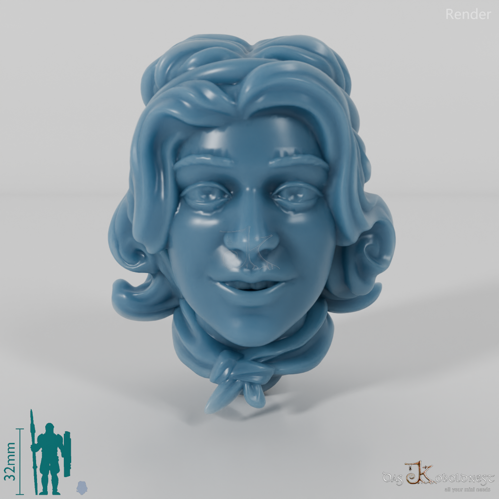 Halfling Head - Female 3