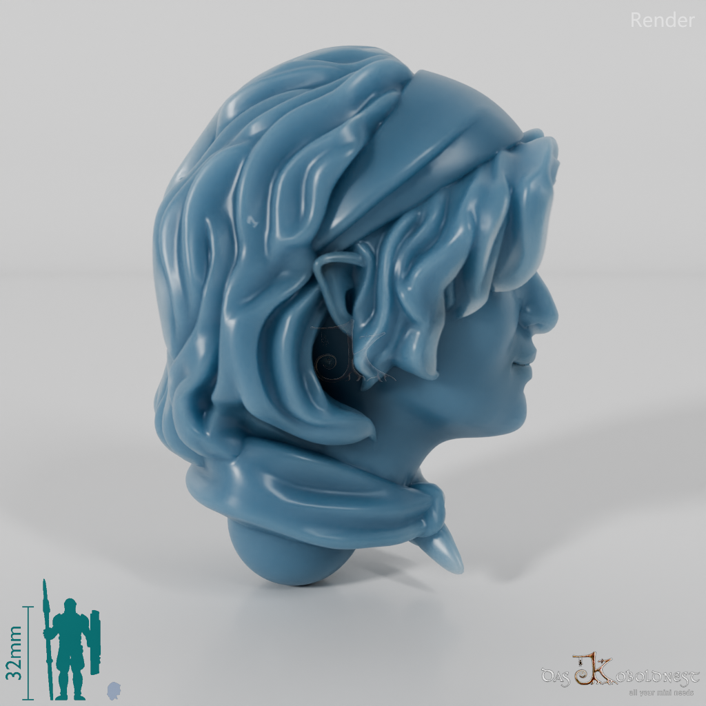 Halfling Head - Female 4