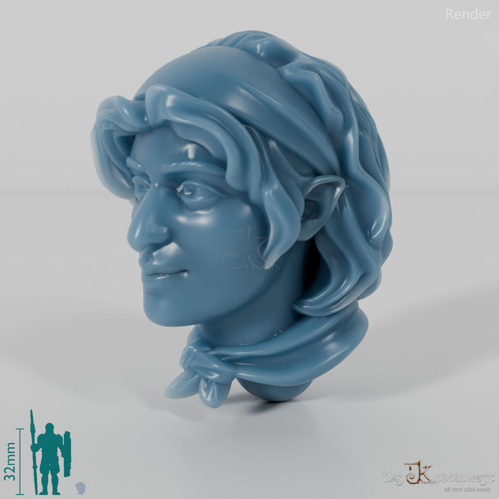 Halfling Head - Female 4