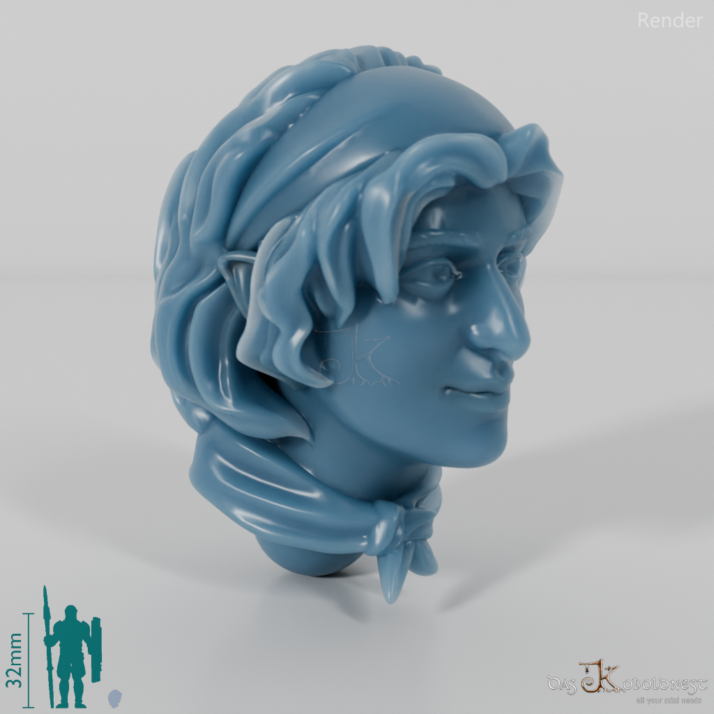 Halfling Head - Female 4