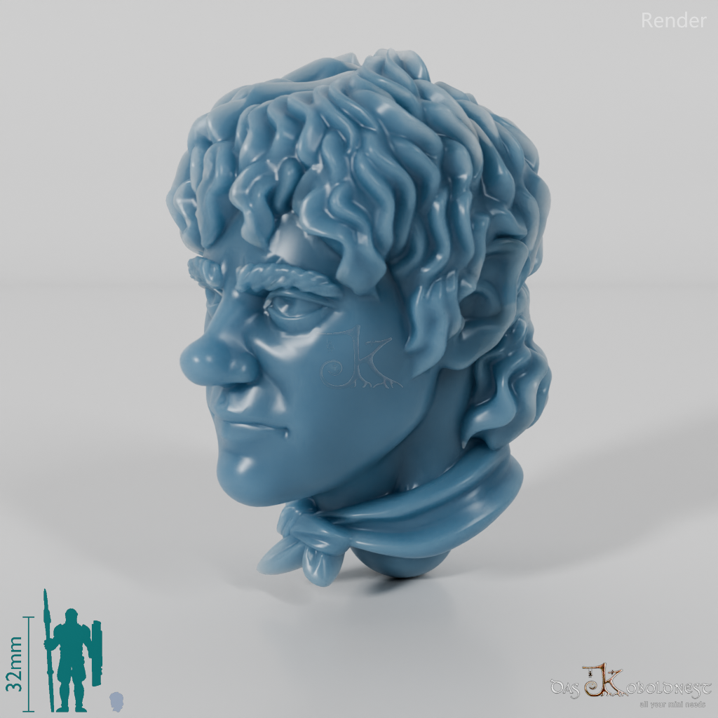 Halfling Head - Male 10