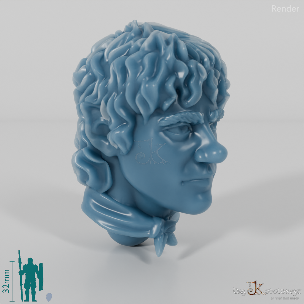 Halfling Head - Male 10