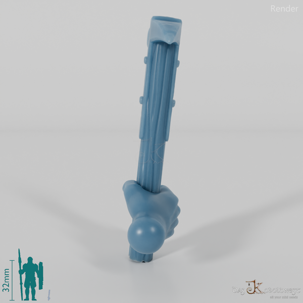 Halfling carpenter's hammer with hand