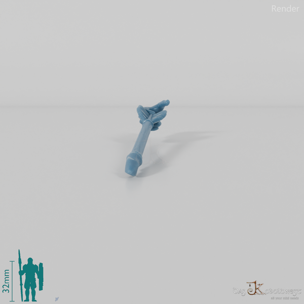 Halbling-Hand mit Pfeil