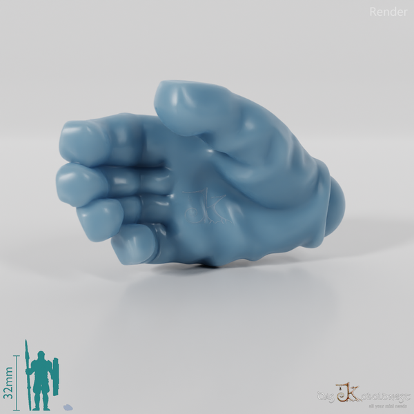 Dwarven Hand - Open