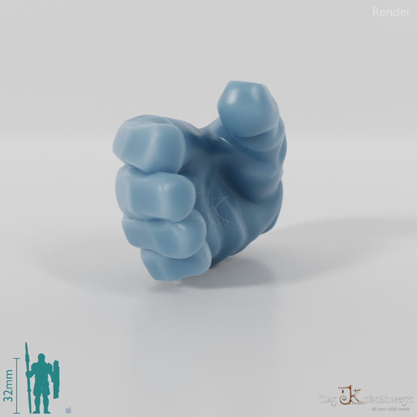 Dwarven Hand - Open