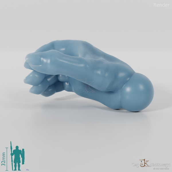 Ghost hand, grasping