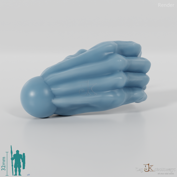 Ghost hand, grasping