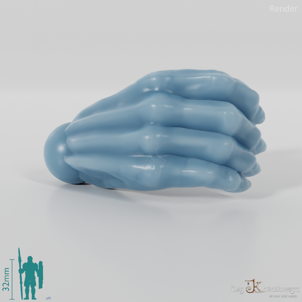 Ghost hand, grasping