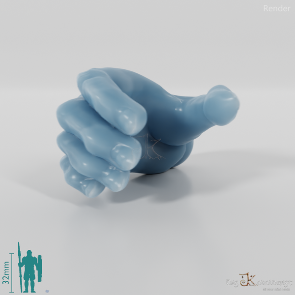 Ghost hand, grasping