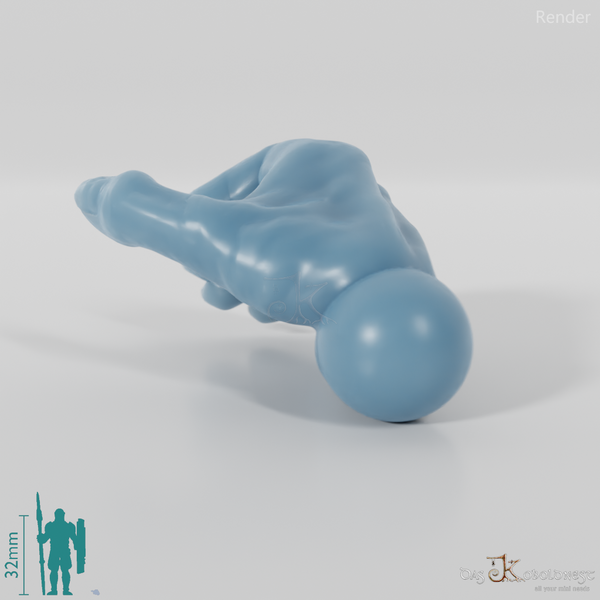 Ghost hand, grasping