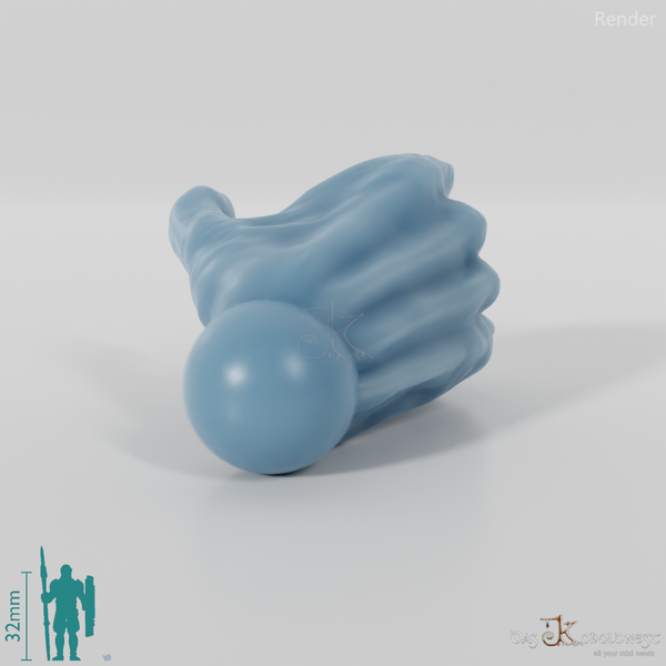 Ghost hand, grasping