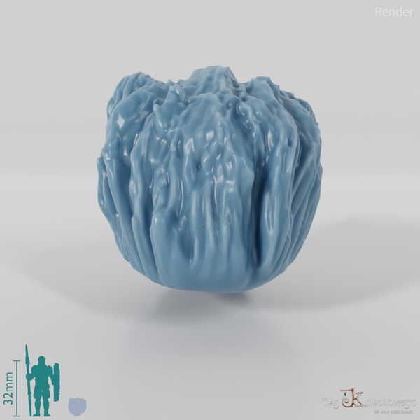 Dwarf Head - Male with bear head and short beard