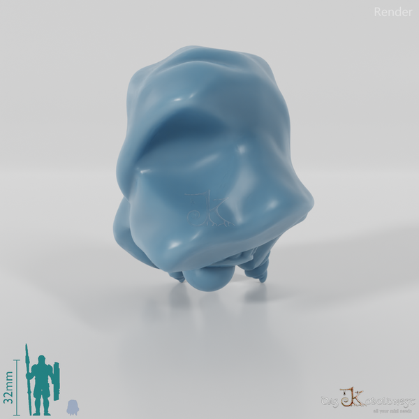 Equestrian Folk Head - Female with curls and hood