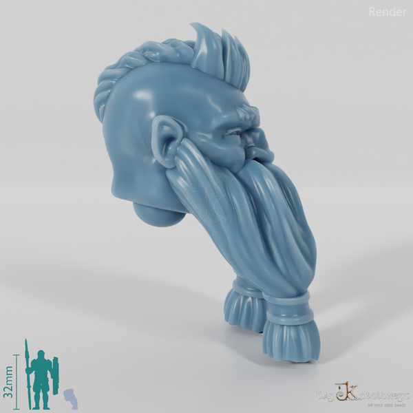 Dwarf Head - Male with Undercut