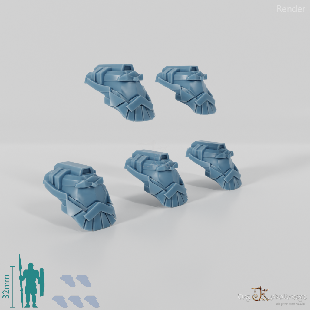 Khazaroth Empire - Iron Mole Upgrade Pack Helmets 01