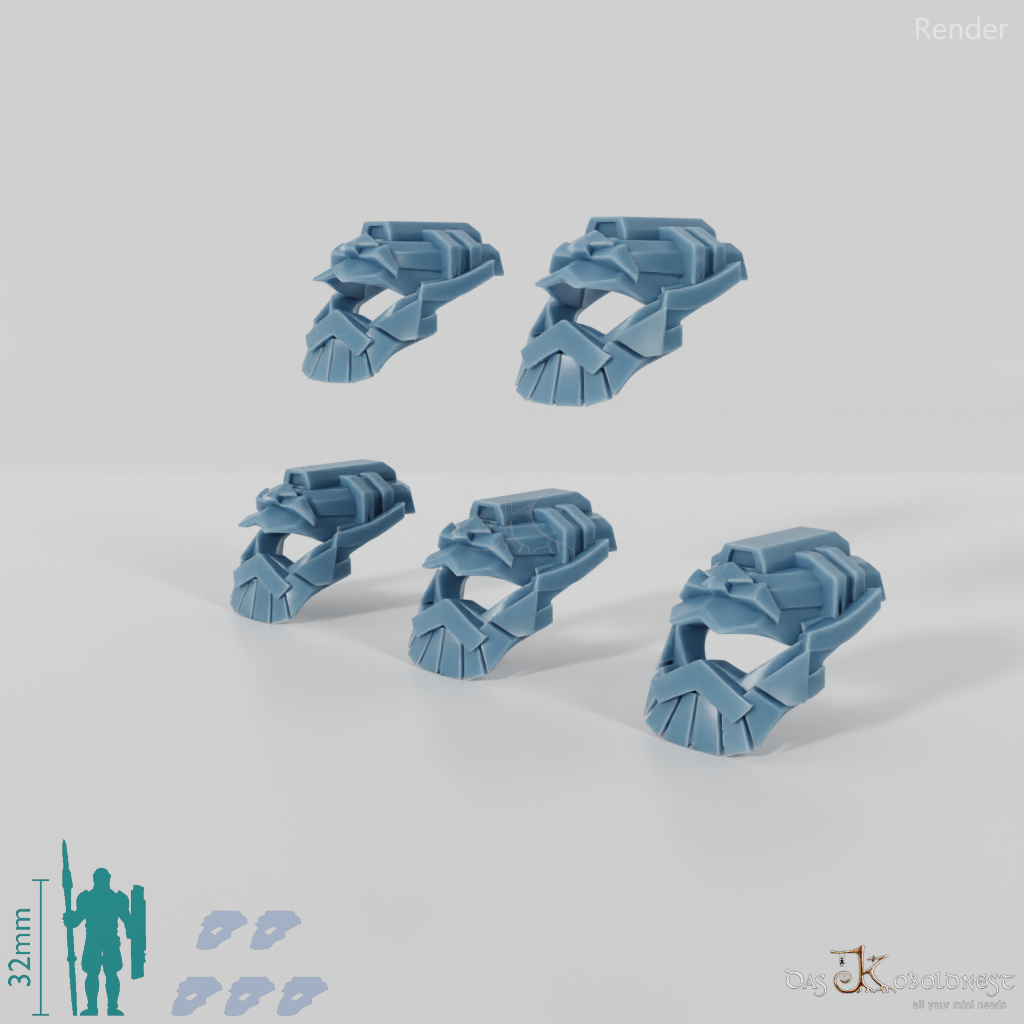 Khazaroth Empire - Iron Mole Upgrade Pack Helmets 02