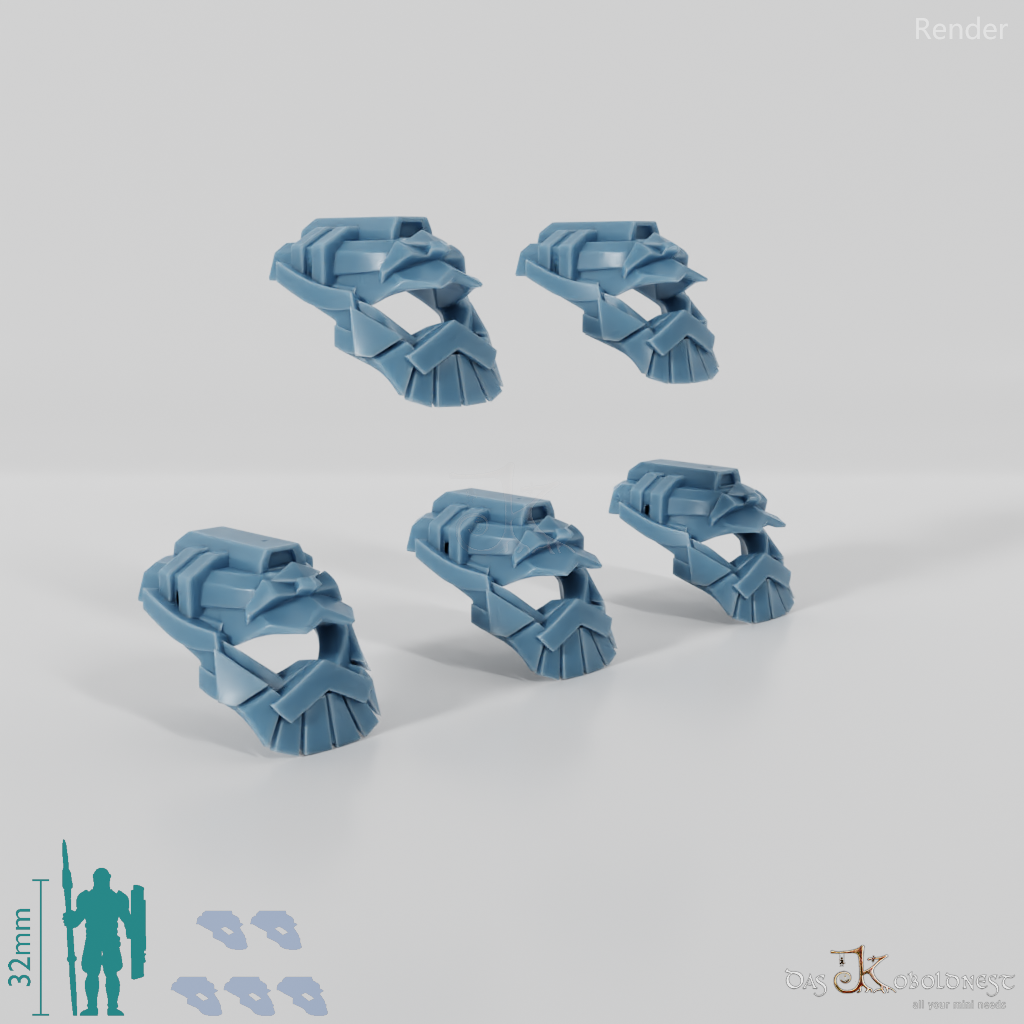 Khazaroth Empire - Iron Mole Upgrade Pack Helmets 02