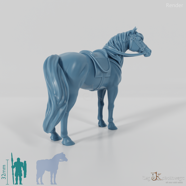 Horse of the Horse Lords - Lightly saddled