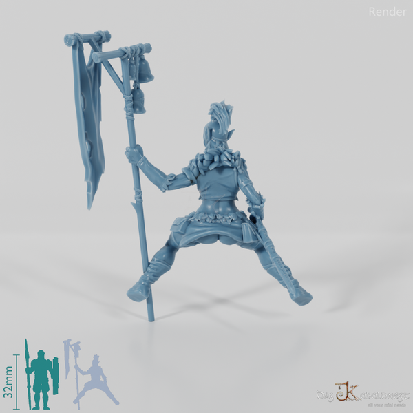 Die Sichtlosen - Keir, die Kriegerin in Reitpose