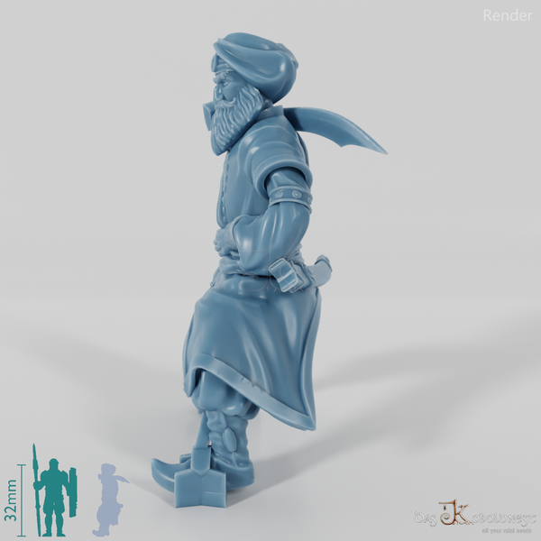 Corsair Captain (Mounted)