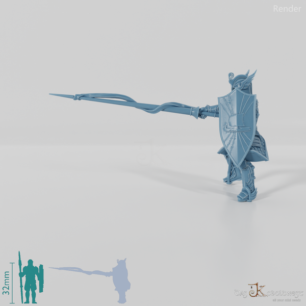 Schwingenritter der Lehnsgüter B 01 - Reitpose