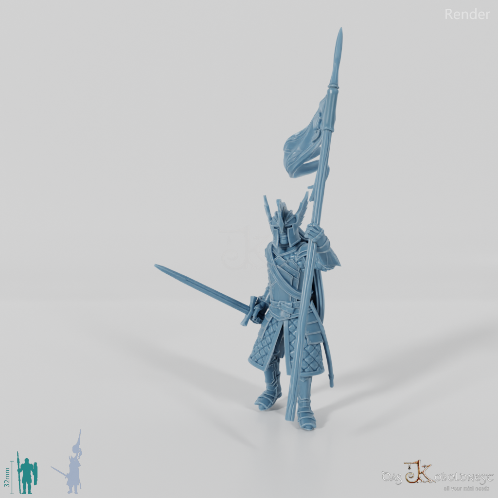 Winged Knight of the Fiefdoms - Standard Bearer 01