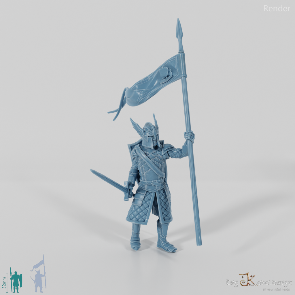 Winged Knight of the Fiefdoms - Standard Bearer 02