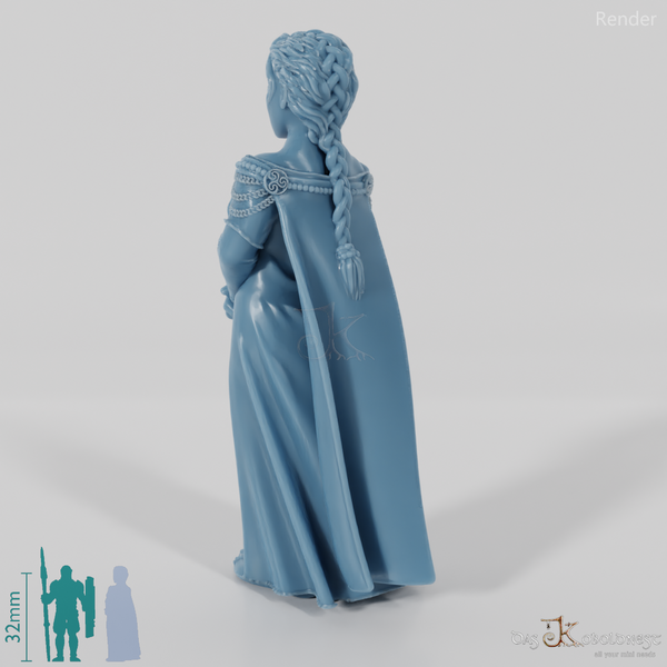 Nordische Kräuterkundige, bewaffnet