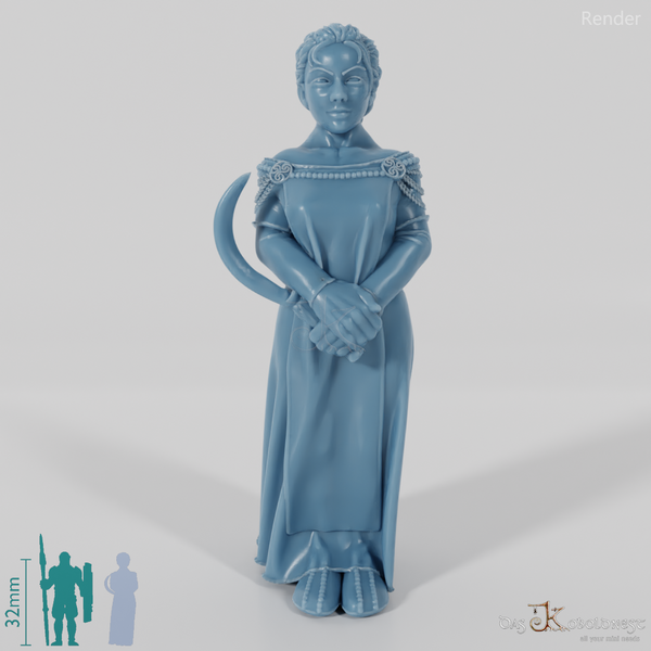 Nordische Kräuterkundige, bewaffnet