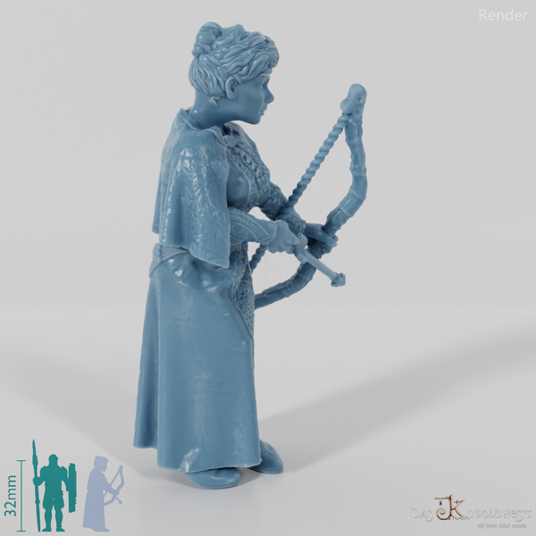 Nordische Dorfbewohnerin, bewaffnet (Bogen 2)