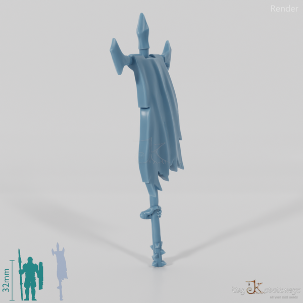 Half-orc banner with hand