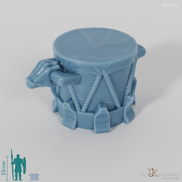 Half-orc drum with hand