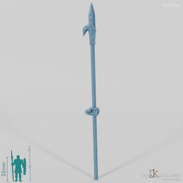 Half-orc pike A with hand