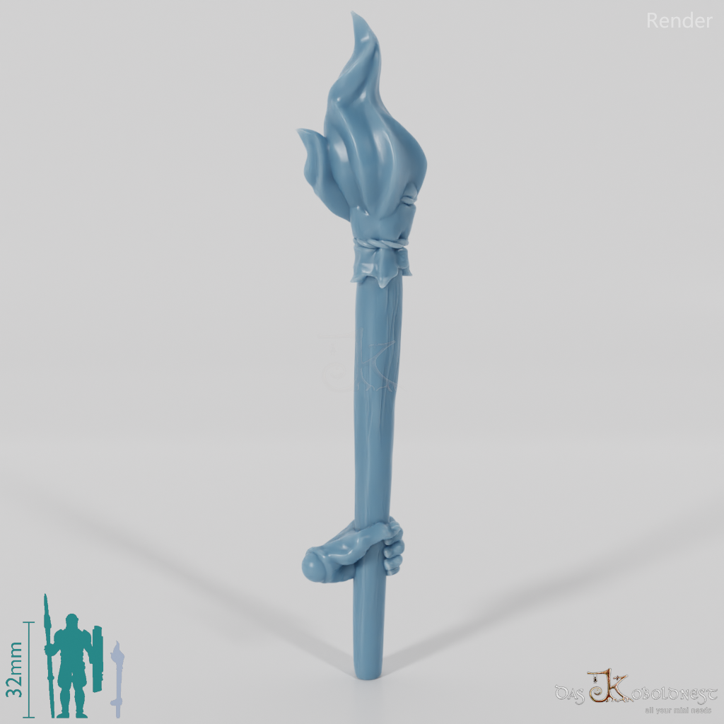 Half-orc torch with hand