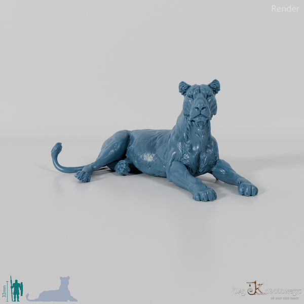 Big cat - lioness 02