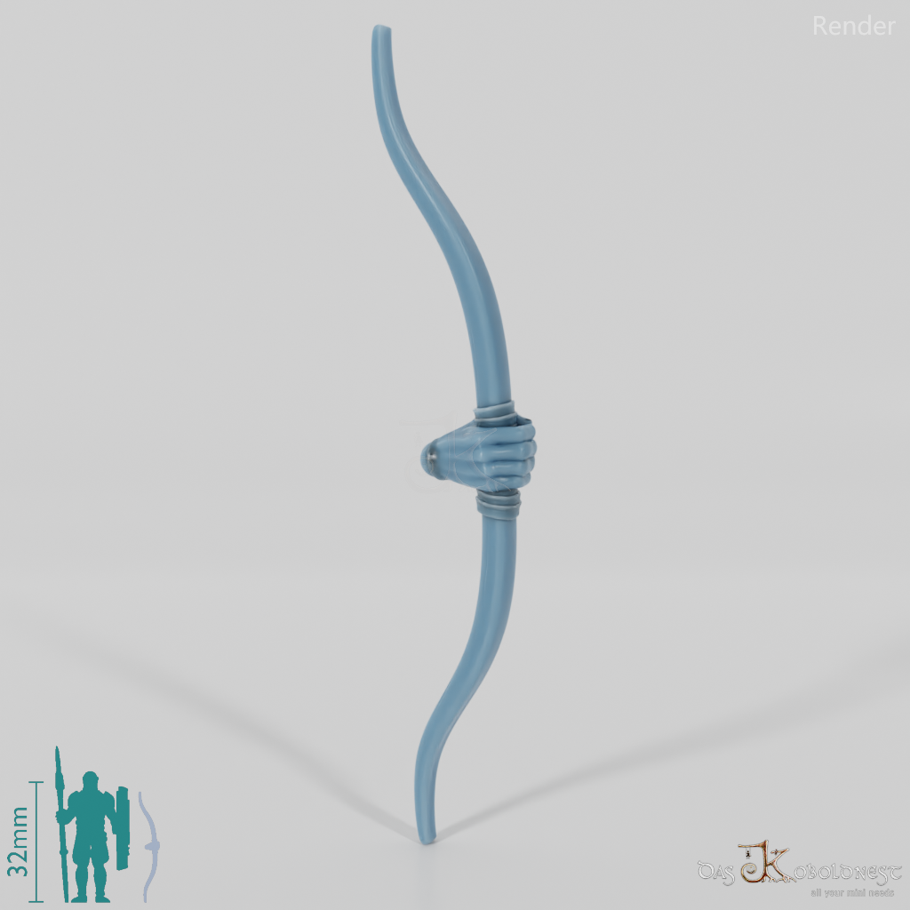 Cavalry longbow 1 with hand – Koboldnest