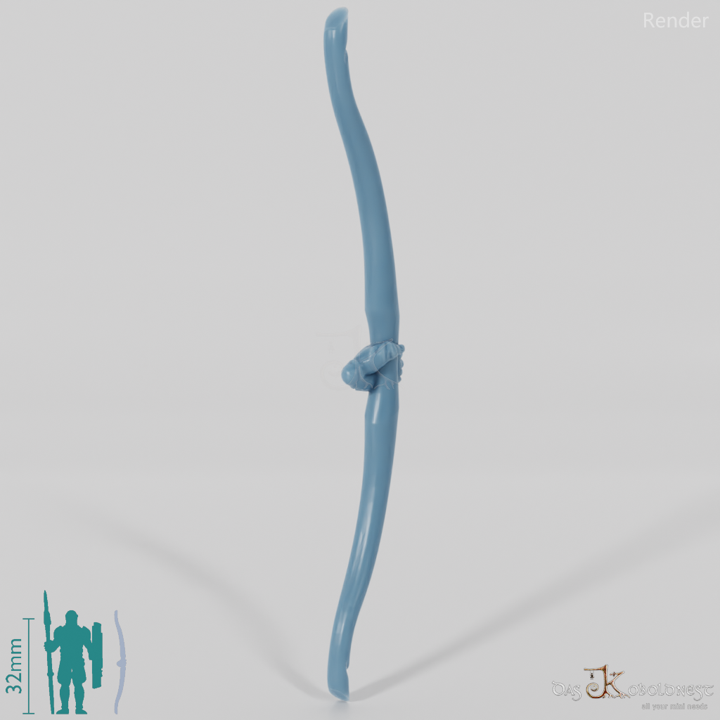 Elven bow - longbow with hand