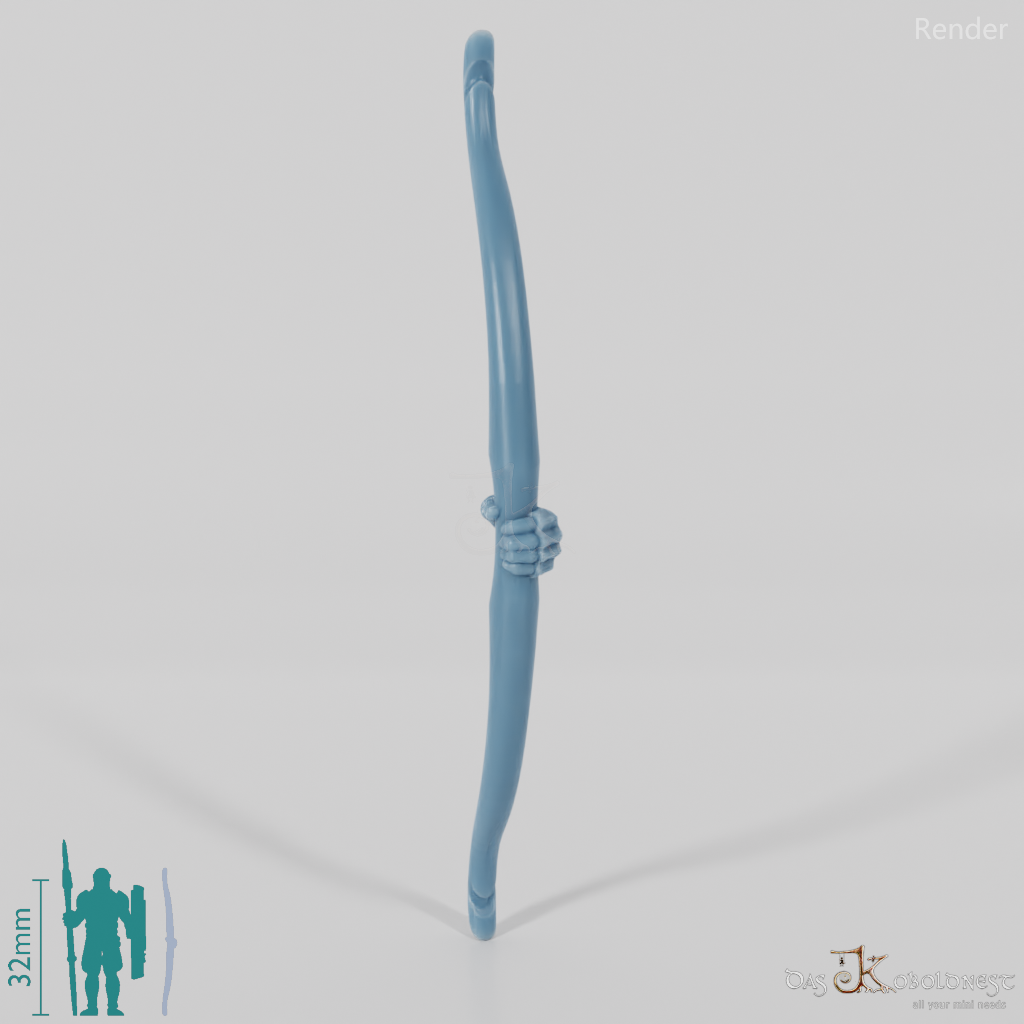 Elven bow - longbow with hand