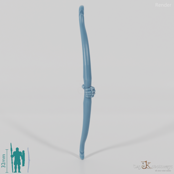 Elfenbogen - Langbogen mit Hand