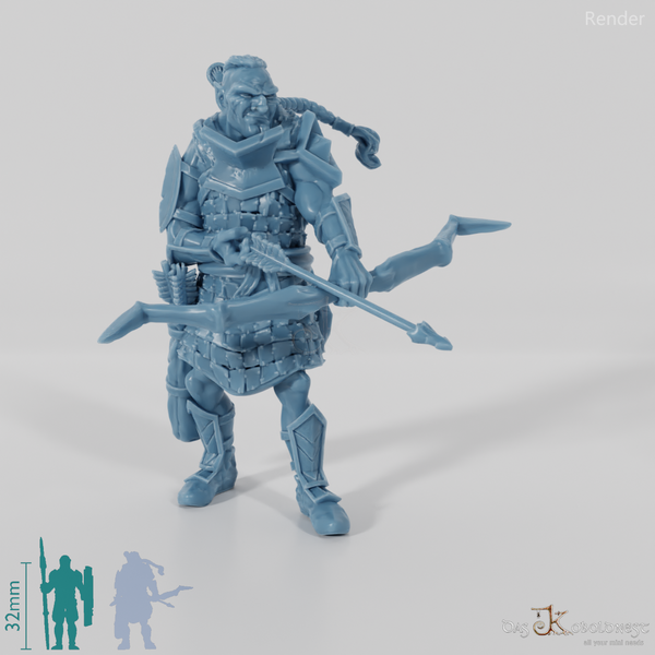 Luruk, half-orc squad leader