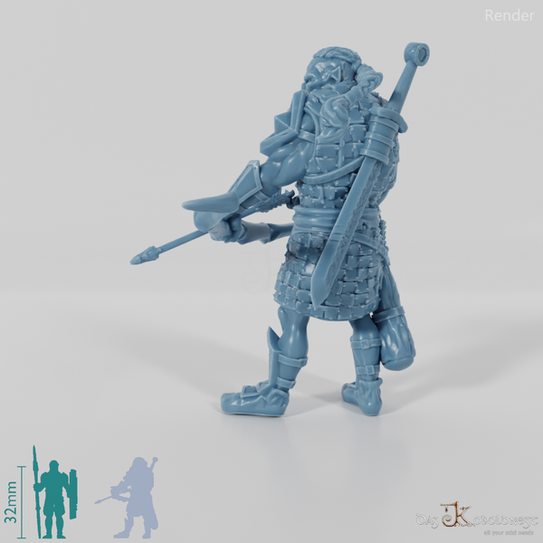 Luruk, half-orc squad leader