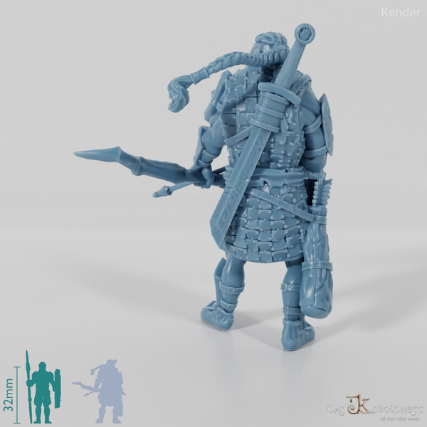 Luruk, half-orc squad leader