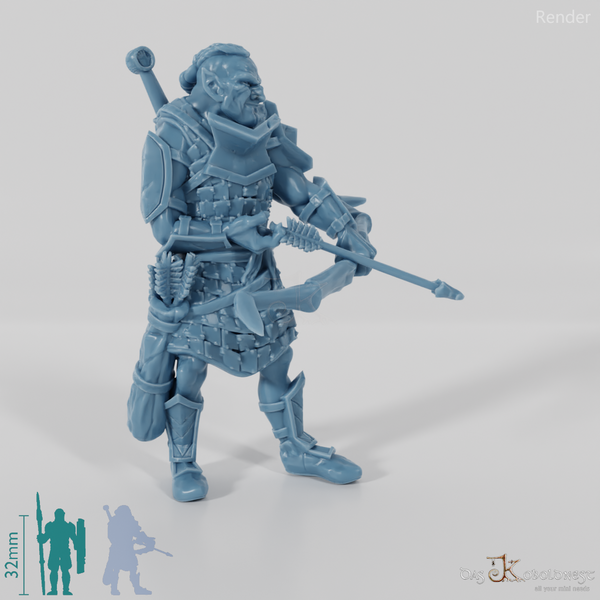 Luruk, half-orc squad leader