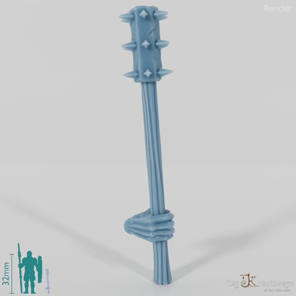 Ghost Mace A with Hand