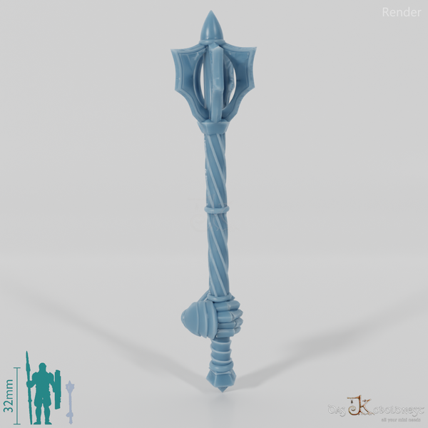 Human Mace B with Hand (Gonthan)