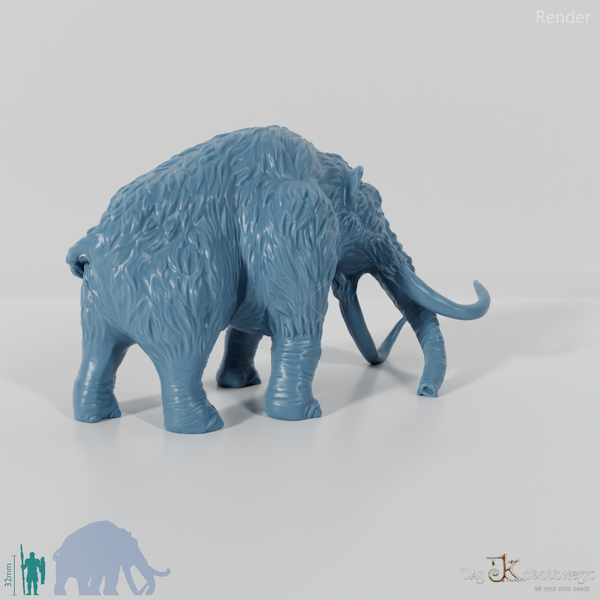 Mammut - Angreifendes Mammut